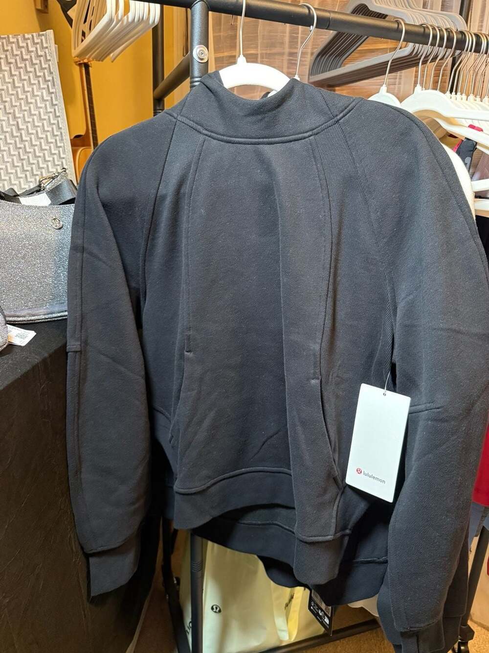 Lululemon Scuba Oversized Side-Slit Hoodie Black